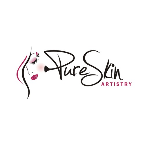 Modern, Sleek Logo for Makeup Artistry/Skin Care Website | Logo design ...