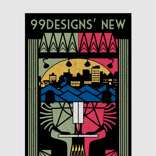 Community Contest: Create a great poster for 99designs' new Oakland office (MULTIPLE WINNERS!) Diseño de Maciev