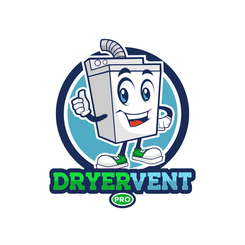 New dryer vent cleaning business needs an eye catching logo for a truck wrap Design by DZenhar Studio