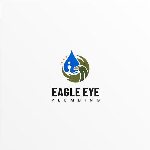 Eye catching and very marketable logo for plumbing company. The company name is Eagle Eye Plumbing Design by R.one