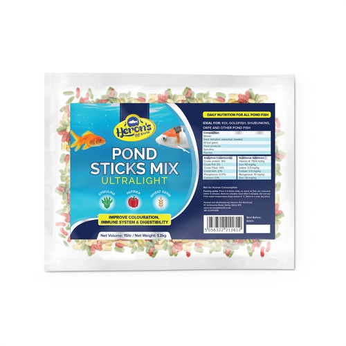 Designs | Design a label for premium pond sticks | Product label contest