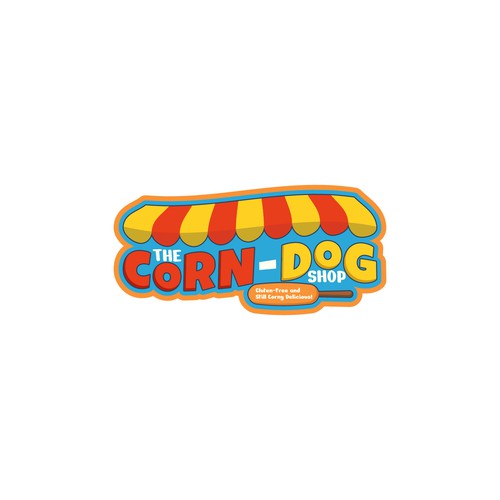 Diseño de Elevated Corn-Dog food trailer logo and color scheme de ArunPrem