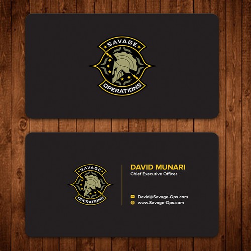 Business Card & Letterhead for Armed Security Agency Design by ™SF_Design™