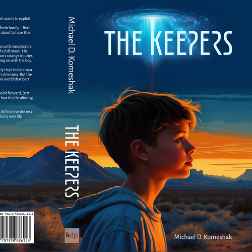 Design a mystical-themed book cover for a story about an astral traveling boy. Design by Dorulu