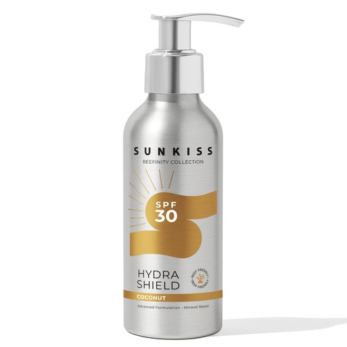 Luxury Sunscreen Label Design by emmafoo