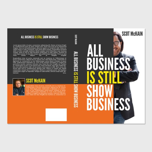 "ALL Business is STILL Show Business!" book cover -- to show the world! Design by Retina99