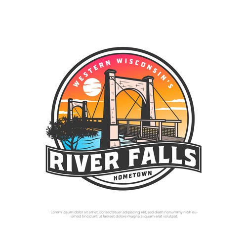 Western Wisconsin's Hometown - River Falls - Tourism Logo Needed Design by Altaris Design