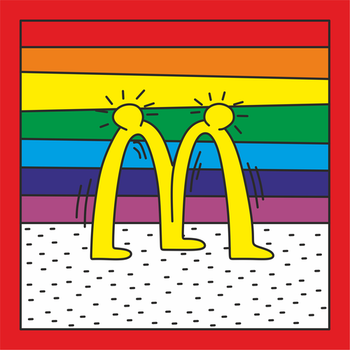 *.* Seb grupoomaさんのReimagine iconic logos in the style of a famous LGBTQ artists (multiple winners)デザイン