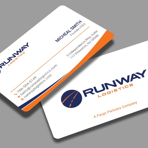 Design di Runway Logistics Business Card di Roni_