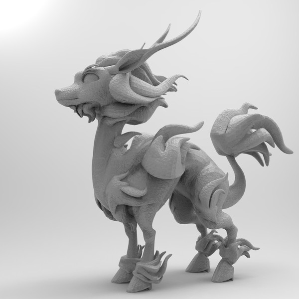 Kirin 3D mascot