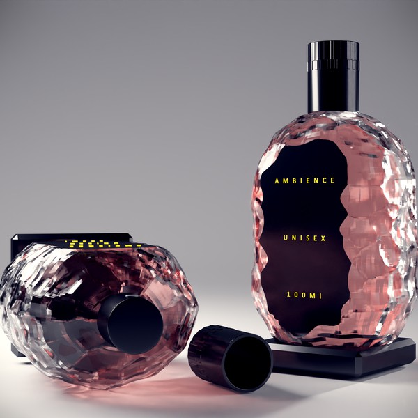 Niche perfume bottle design for unisex, 3D contest