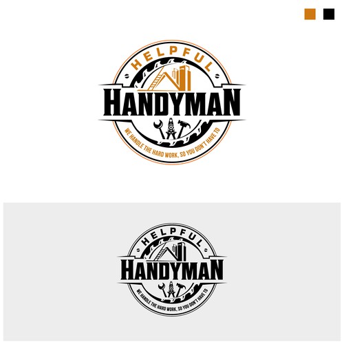 Handyman branding for new business in Iowa Design by websmartusa