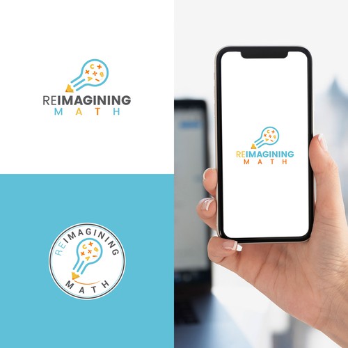 Reimagining Math Logo Design Design by saki-lapuff