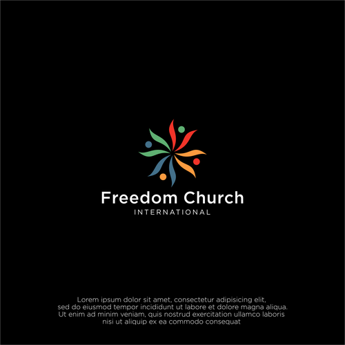 Freedom Church Logo Design Design by F4 491 LE