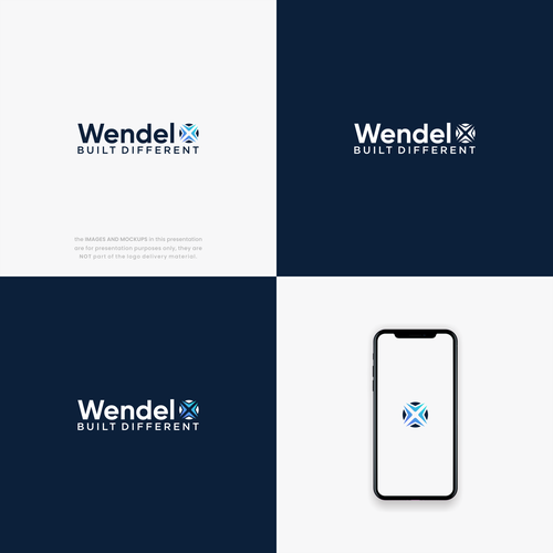 Luxury Logo Design for Wendel X — A Premium Construction Brand Built Different Design by Oka4