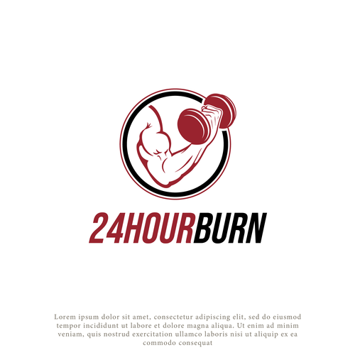 24 HOUR GYM FRANCHISE DESIGN CONTEST Design by Saber Design