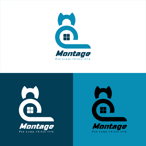 Pet hotel logo Design by ikan paus