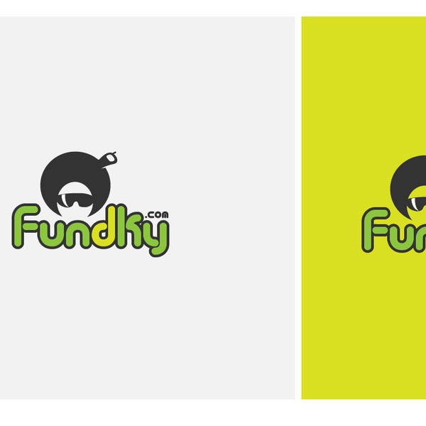 Design by BeeB titled "fundky.com needs a new logo"