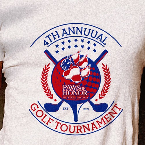 Design 4th Annual Golf Tournament shirt design por ⭐ilLuXioNist⭐