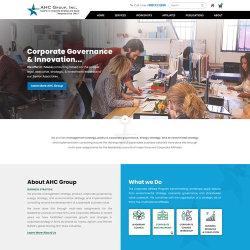 Web page design contest entry by Jasmin_VA