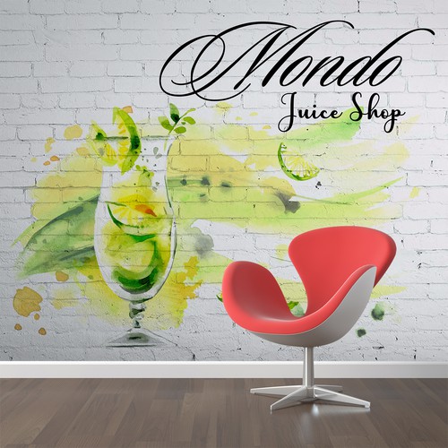 Wall Sticker Design For Brand Juice Shop Other Business Or Advertising Contest 99designs