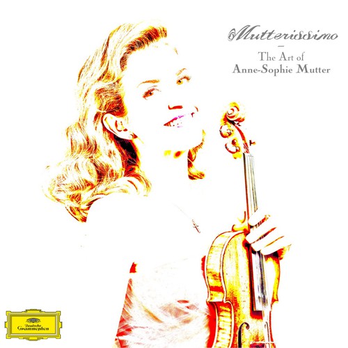Illustrate the cover for Anne Sophie Mutter’s new album Design by hoebregs