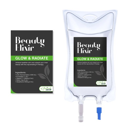 Design Labels for IV Bags Design by Munez Studio