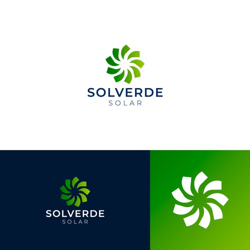 Clean logo for solar company Design by jomx