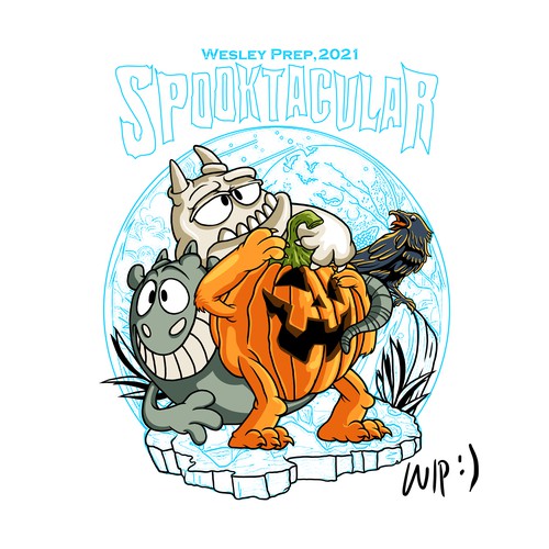 コンペ「Spooktacular Logo Contest」のデザイン by VANAS OFF THE SUNNさん 