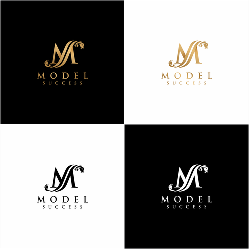 model logo design