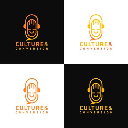 Podcast Logo for a Fun Business Podcast Intersecting Company Culture & Marketing Design by Nicusor Duman