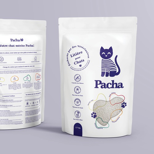 Cat Litter startup Minimalistic packaging - Contest Design by Inmyde