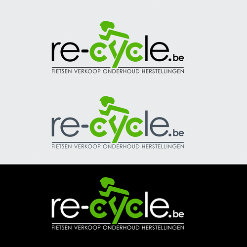 "Help ons om van onze passie een succes te maken ! Re-cycle fietsen" ganador Diseño de logotipo