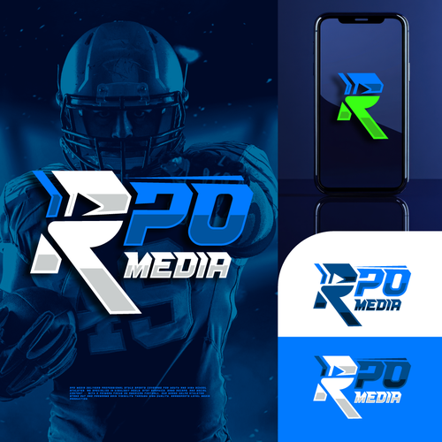 Design a Bold Sports Media Logo for RPO Media – The ESPN for High School Athletes (Think Overtime x Design by NextLevelSES