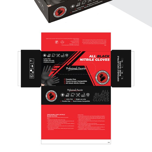 Design Retail Box for Glove Company Industrial, Sleek, Eye Catching Design by TheThreeMedia