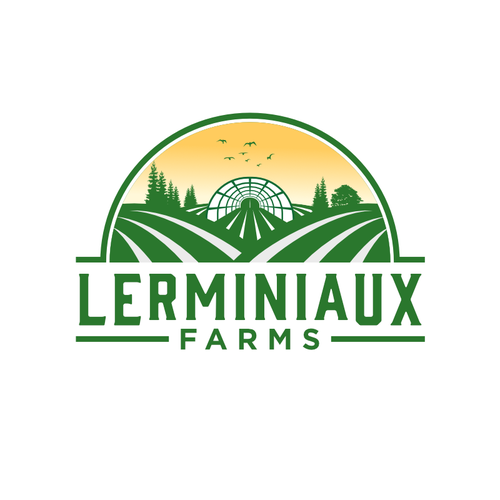 Modern/Abstract logo for small upstate NY vegetable farm. Design by metaXsu