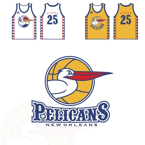 99designs community contest: Help brand the New Orleans Pelicans!! Réalisé par A.B.C.D.