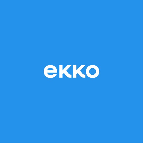 SIMPLE LOGO - ekko Letters then dm after Design by akash gfx