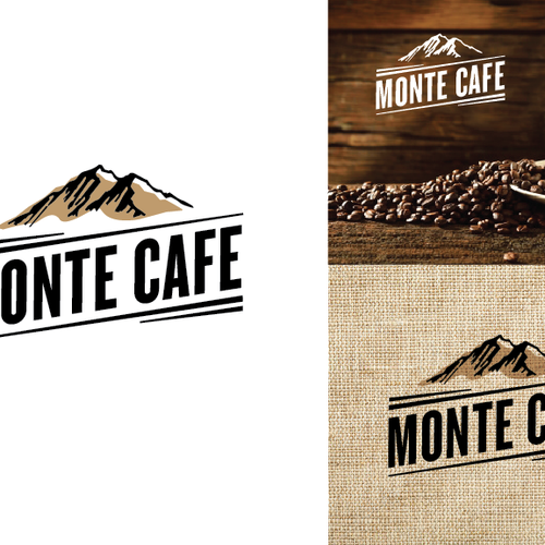 Design a Logo for Monte Café - Gourmet coffee import, roast and package. Design by twoM