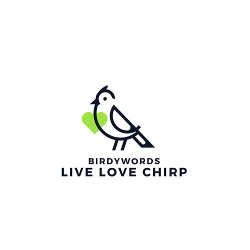 Live Love Chirp Design von zsuka