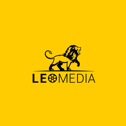 Logo for "LEO MEDIA", a media designer company, working mostly, but not only, as (live) cameraman Design by shyne33