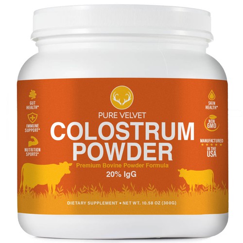 Design di Re-design Supplement Label to capture Amazon shopper attention & boost CTR - Colostrum Powder di EffieK