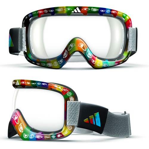 Design adidas goggles for Winter Olympics Ontwerp door AlexPOP
