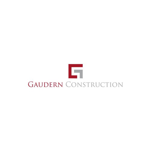 Create a captivating logo that shows Gaudern Construction is the leader ...