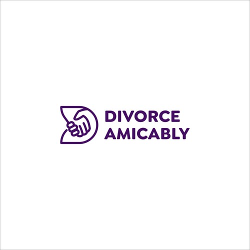 Logo for a new, healthy way for reasonable people to divorce Design by @GadjahDesign