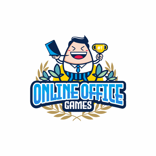 Logo for Online Office Games by teambuilding.com -- an event loved by Apple, Google, NASA and more. Design by HTM