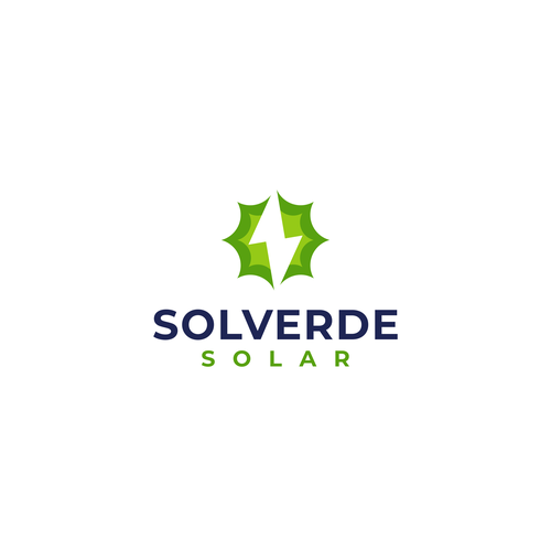 Clean logo for solar company Design by Work From Hobby