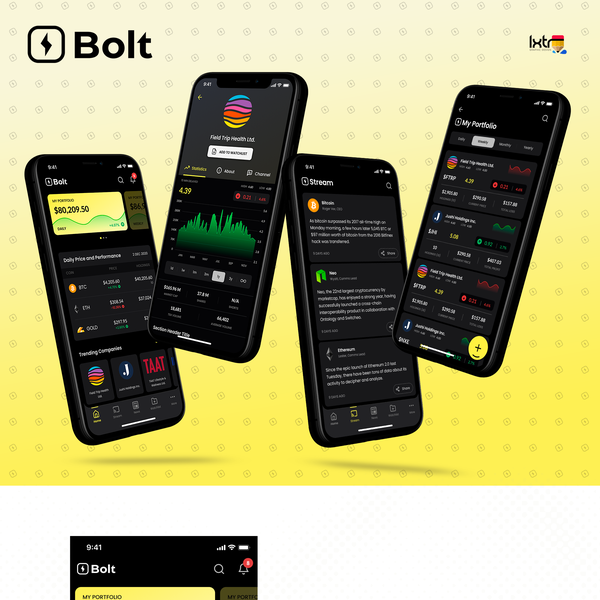 Financial News App Design