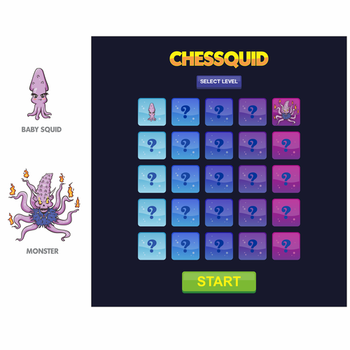 Design 25 SVG Squid Avatar Icons that represent different strength Design by Vectory design