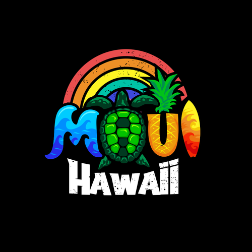A T-Shirt Design to appeal to travelers to Maui Hawaii Design by Ongie
